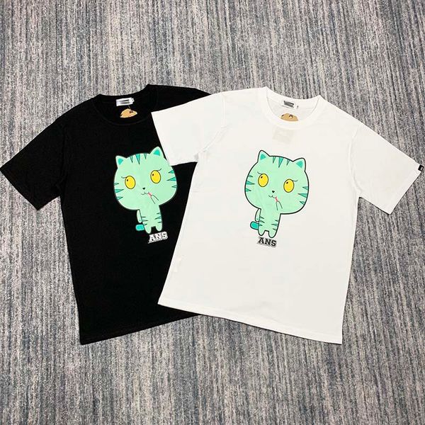 

2020 качество роскошная футболка дизайнерская одежда досуг европа американский дышащий свободный прилив бренд хип-хоп футболки, White;black