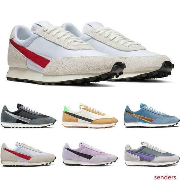 

designer waffle daybreak sp platform sneakers men women casual shoes metallic silver gold blue pink mens trainer sports size 36-45