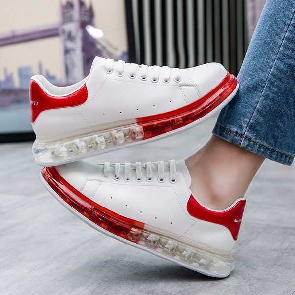 

2020 spring new men absorption sneakers shoes male fashion leather casual shoes men mixed colors breathable casual, Black