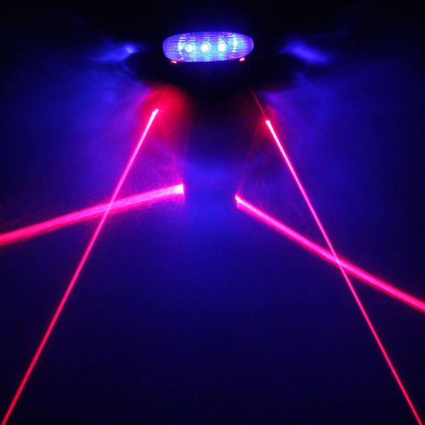 

bicycle led light 2 lasers night mountain bike tail light taillight mtb safety warning bicycle rear lamp bycicle