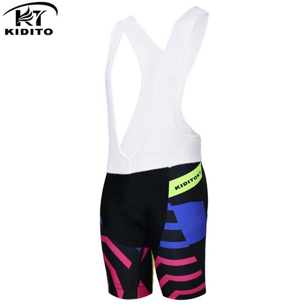 

kiditokt anti-sweat cycling bib shorts summer pro bike cycling bib tigers with coolmax 3d gel pad sportswear for men