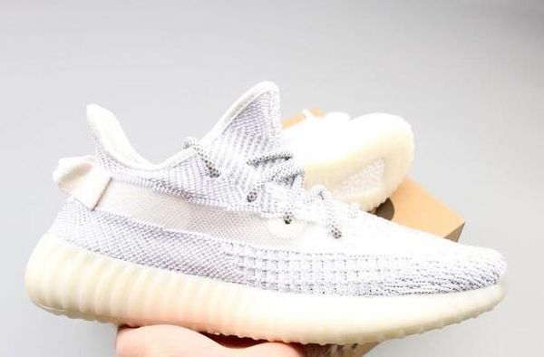 

2019 static reflective sesame true form hyperspace clay static men outdoor shoes cream white fashion shoe 36-46