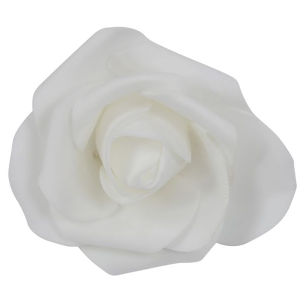 

100pcs foam rose flower bud wedding party decorations artificial flower diy craft white