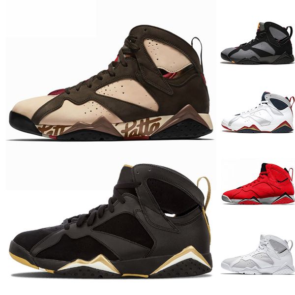 

Discount 7 Patta 7s Men Basketball Shoes Bordeaux Fadeaway GMP Pure Money Mens Trainer Athletic Sports Sneakers Size 41-47 Online Sale