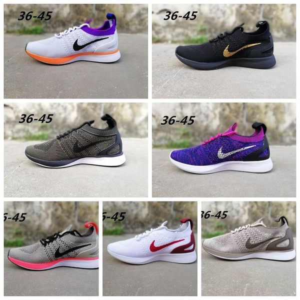 

n12-5 2018 airs zoom mariah fly racering 2 mairhs flykit 3 lunar zoom pegasus mens athletic trainers racers trainers 36-45, Silver