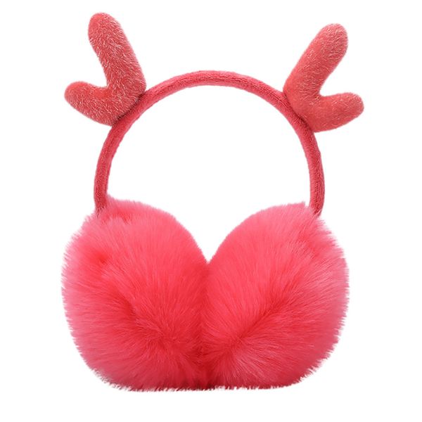

nauszniki cute plush earmuffs antlers ears design winter women warm adjustable earmuffs drop shopping orejeras de invierno sea3, Blue;gray