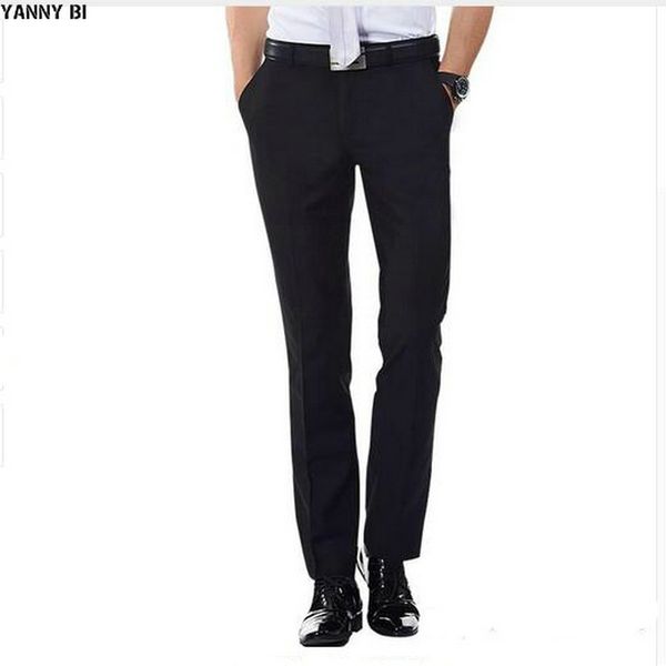 

customized new spring and autumn men's suit pants solid color fashion casual now look at men's business formal suit pants, White;black