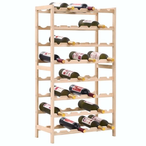 

cedar solid wood wine rack 57.5x28x102 cm living room furniture