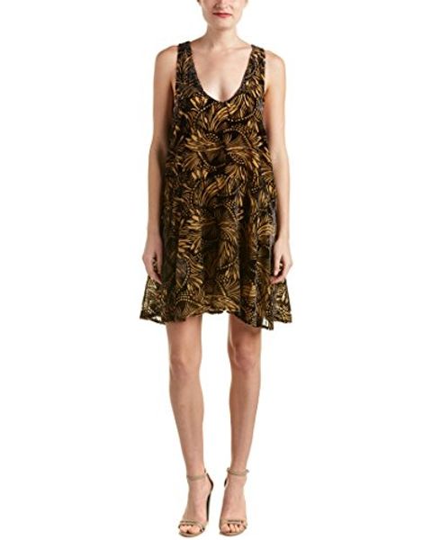 

people women's ellie velvet burnout mini dress, Black;gray