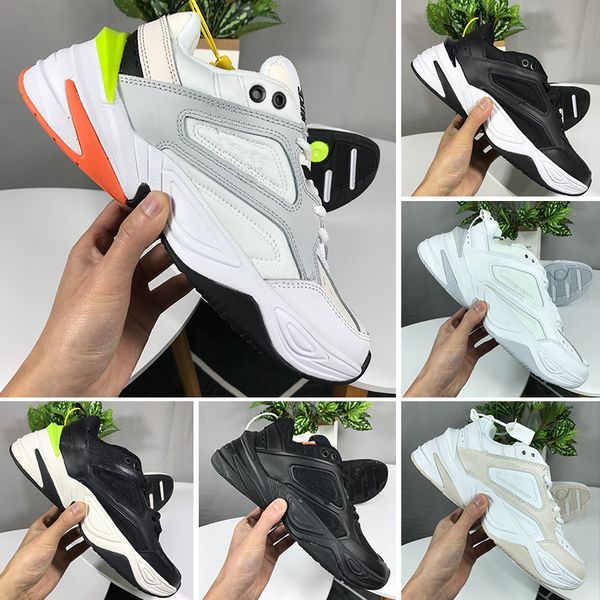 

designer air monarch m2k tekno dad sports shoes women mens zapatillas white sports trainers sneakers euro 36-45, Black