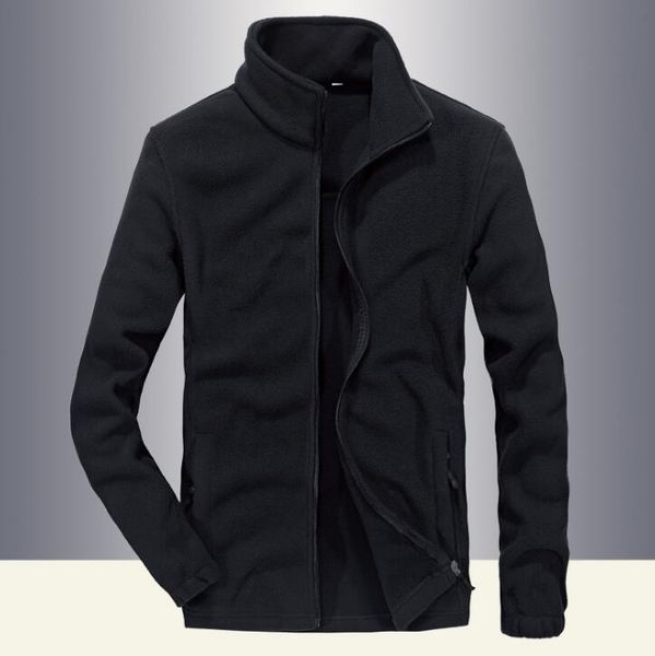 

new solid thermal warm camping fleece outdoor sport windbreaker large size loose coat man clothing hiking jackets, Blue;black
