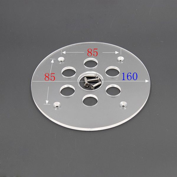 

electric router round base plate + 10pcs brass router template guide bushings engraving and trimming machine accessories