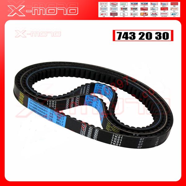 

genuine powerlink performance 743 20 30 cvt drive belt for gy6 125cc 150cc engine moped scooter atv quad