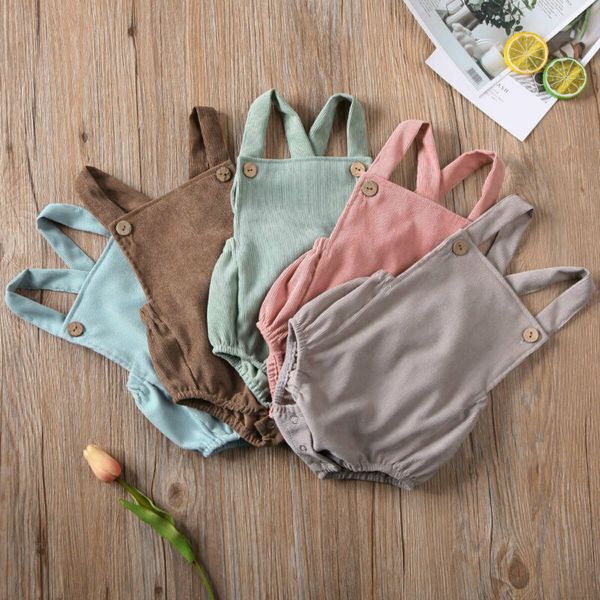 

pudcoco 0-24m 5 цветов новые новорожденные дети детские унисекс бархат хлопок твердые рукавов боди наряды комбинезон, Blue