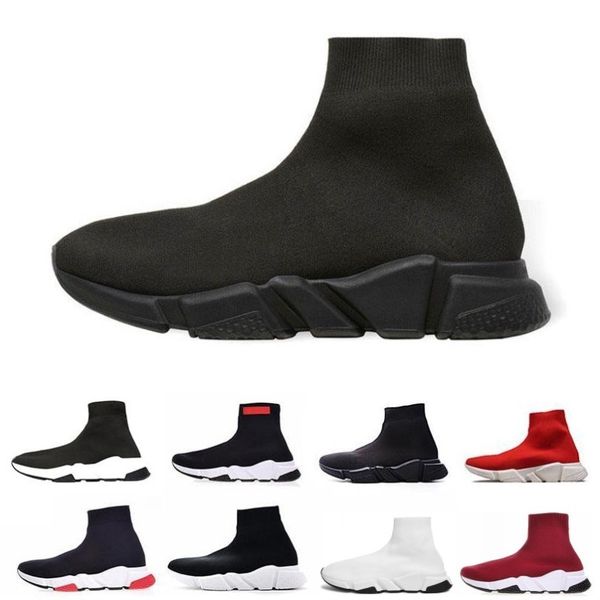 

Fashion Luxury Designer Shoes for women men Speed Trainer Black Trainer Red Triple Black casual shoes outdoor womens Sneaker shoe