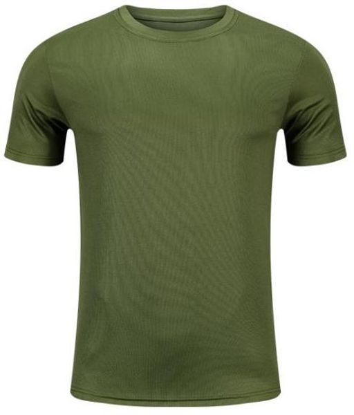 

2019 men's tight clothes running short-sleeved quick-drying t-shirt 2347, Black;blue