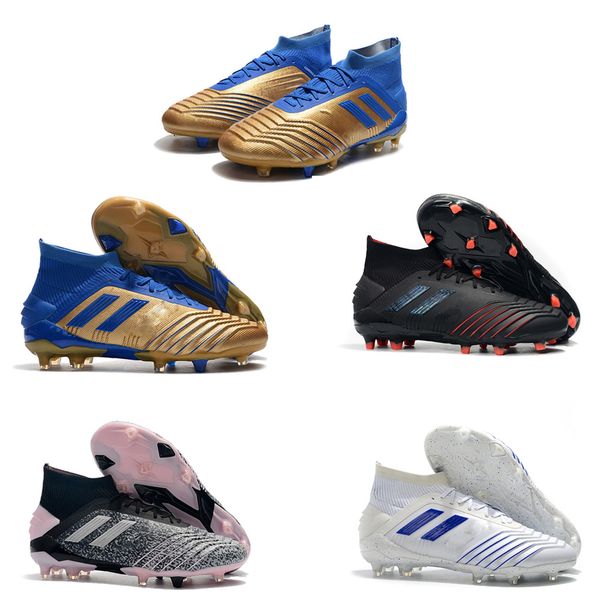 

новый predator 19+ 19.1 fg pp погба 6s шестых anniversary золотой мужская обувь 19 + х бутсы boots дешевые размер 39-45