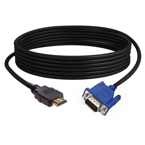 

selling new 1.8 m 1080p hd with audio adapter hdmi to vga cable good sale