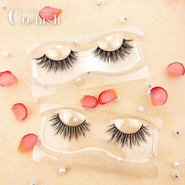 

colash natural long mink eyelashes soft and light false eyelashes handmade mink lash everyday lashes