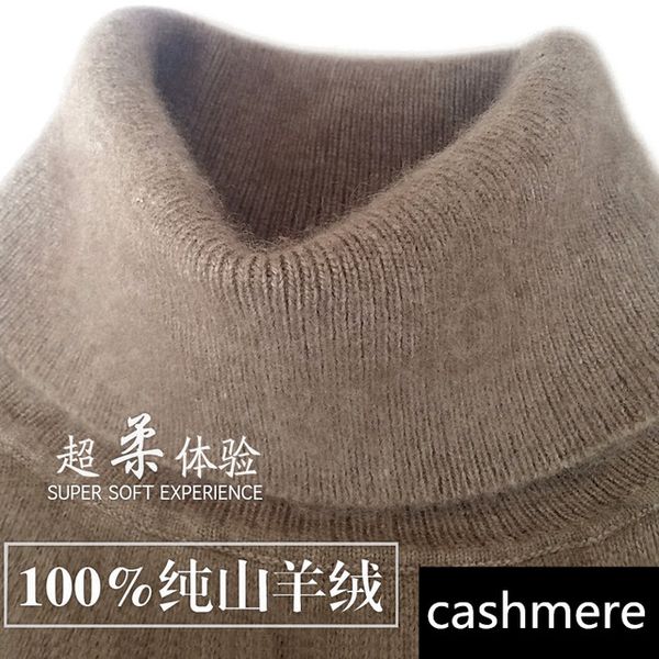 

cashmere cotton blend pullover men sweater man autumn winter warm clothes hombre robe pull homme hiver knitted mens turtleneck, White;black