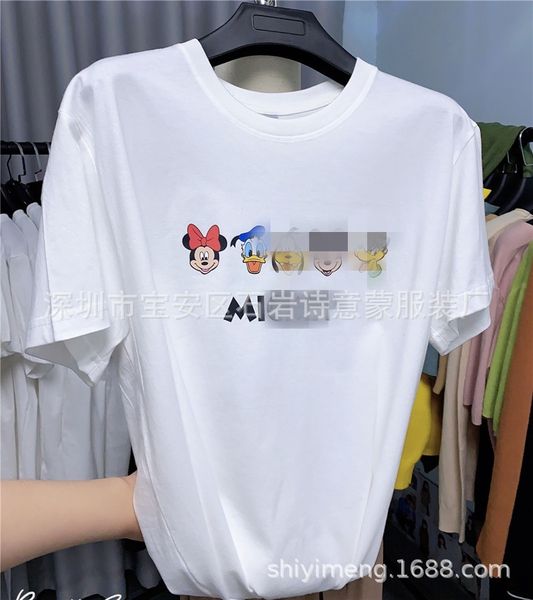 

s-4xl100 cotton white % cotton t-shirt 2020 short-sleeved shirt women's loose black and white t-shirt