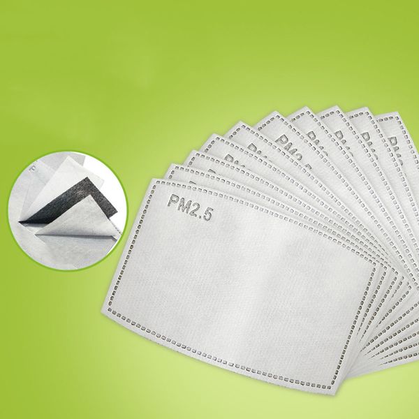 

антипылевая маска для лица 5 слой pm2. 5 защитный фильтр вставка нетканая ткань рот маска фильтр