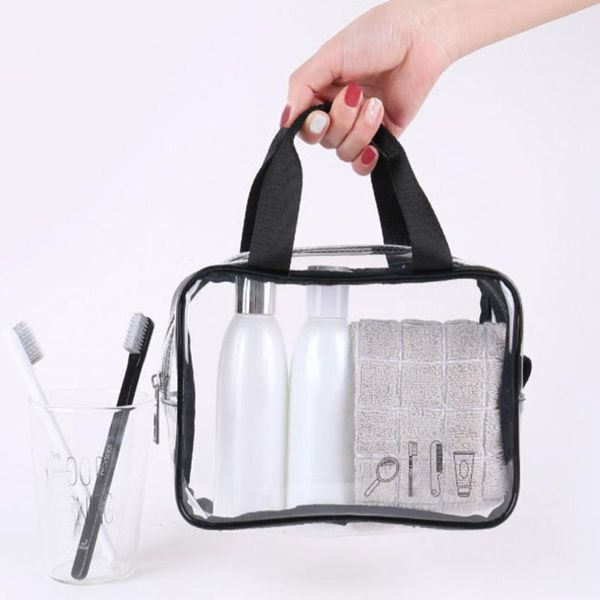 

экологически чистых многофункциональных женщины cosmetic bag путешествие прозрачные малый макияж сумка wash чехол для души сумка для хранени