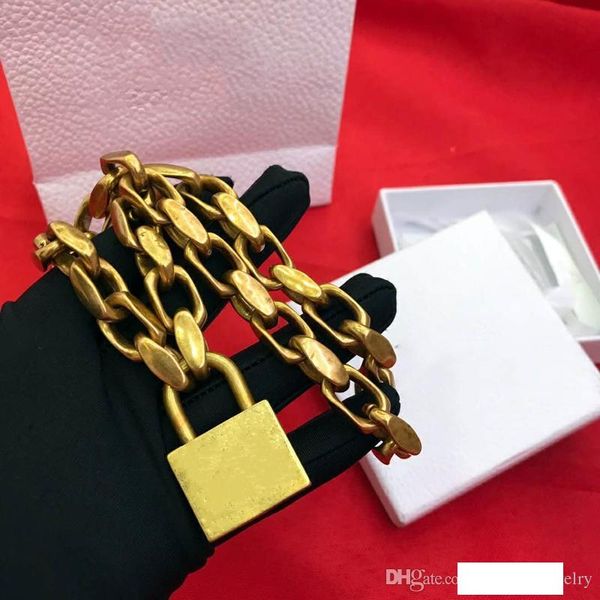 

europe and amercia fashion women jewelry gold plated lock pendant necklace bracelet for girls women for party wedding, Silver