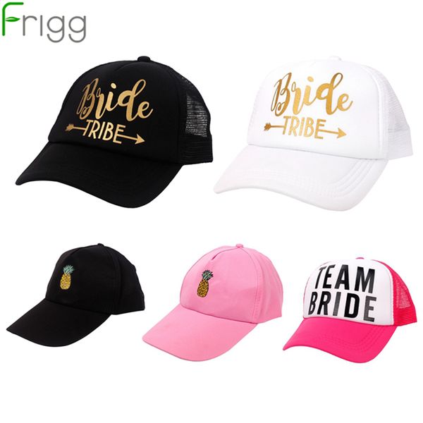 

frigg pineapple baseball cap women bride tribe team for bridal party wedding party supplies hawaiian favors souvenir gifts