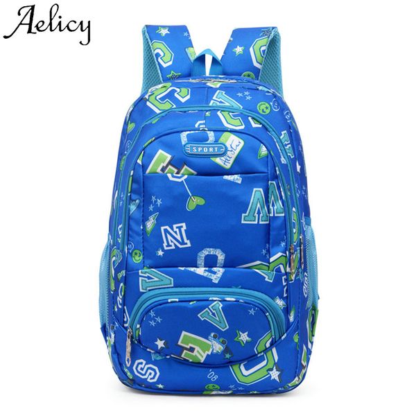 

aelicy fashion backpack teenage girls boys school letter printing female students bags versatile portable 2019