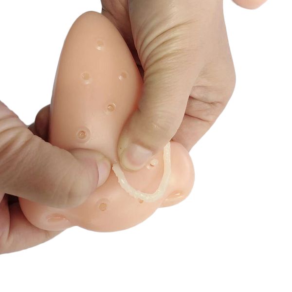 

nose shape squeeze acne toy pimple popping stress reliever popper remover fun birthday squeeze toys face pimples anti-stress #20