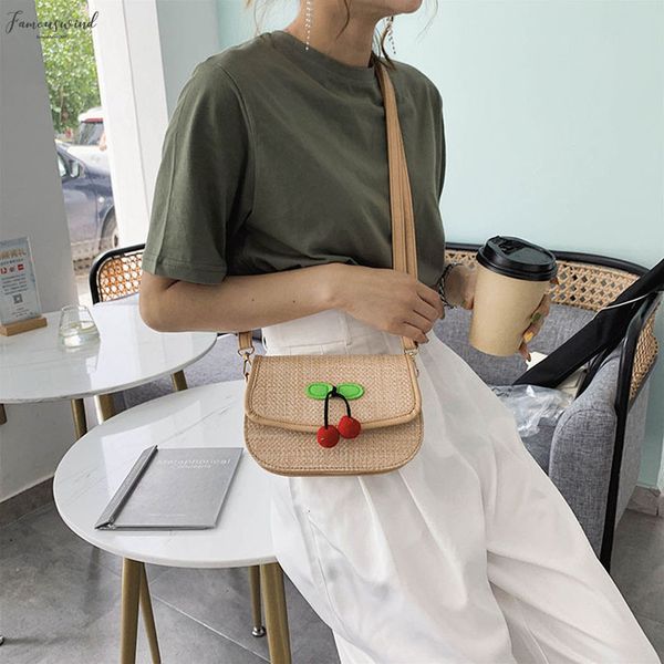 

new women bag casual simple shoulder bag campus printing letter tide straw summer female beach messenger handbag