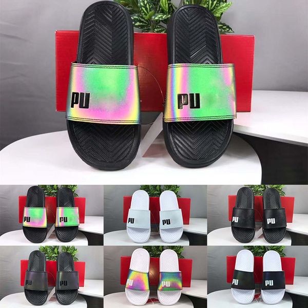 

Men Women Sandals Designer Shoes Luxury Slide Summer Fashion Indoor Outdoor Wide Flat Slippery Sandals Slipper Beach Flip Flop Size 35-44