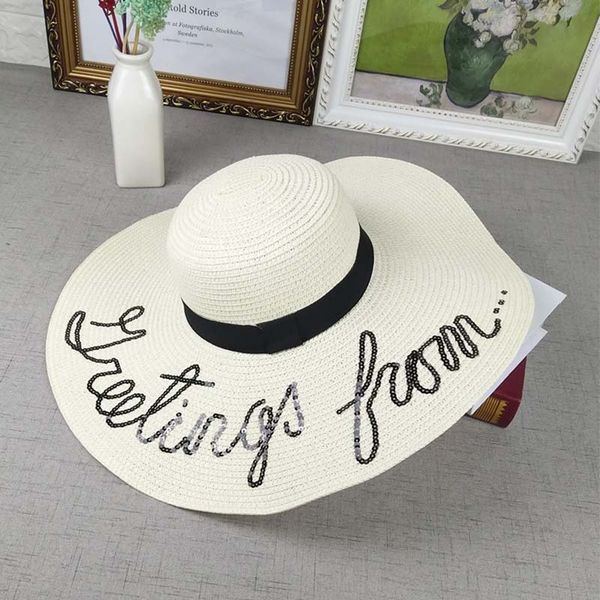 

sun hats fashion letter straw hat summer travel beach sunscreen cap ladies casual uv protection caps sale, Blue;gray