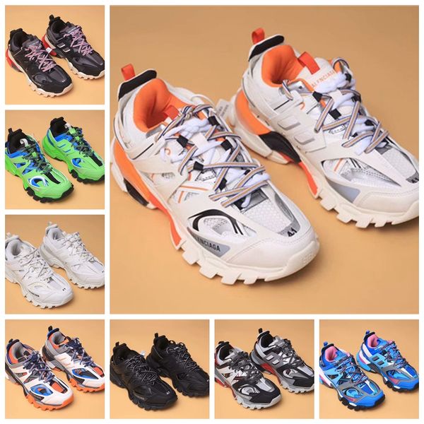 

fashion release 3.0 tess s paris track men gomma maille triple s clunky casual shoes designer balenciaga sneakers shoes 36-45