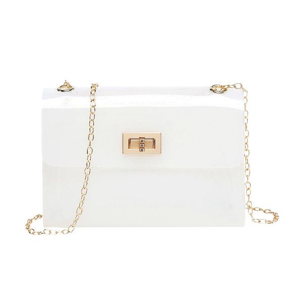 

fashion women bags transparent pvc clear jelly bag tote handbag shoulder bag purse