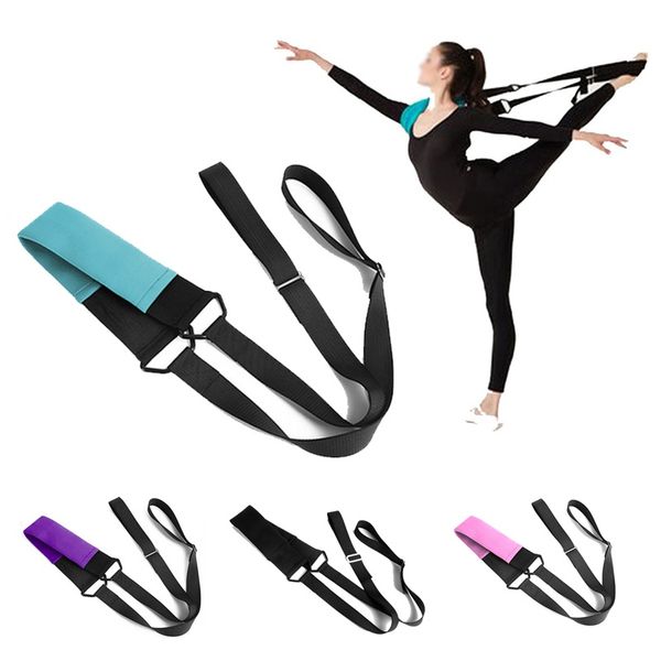 

women yoga bands dance training tension strap belt girls stretching ballet band yoga fintness sports resistance band 2