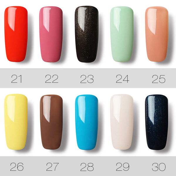 

7ml matte coat nail polish uv led nail gel polish semi permanent gel varnish mh88