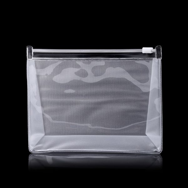 

designer makeup bag women waterproof pvc clear cosmetic bag travel makeup organizer portable zipper transparent bags 15x3.5x12cm