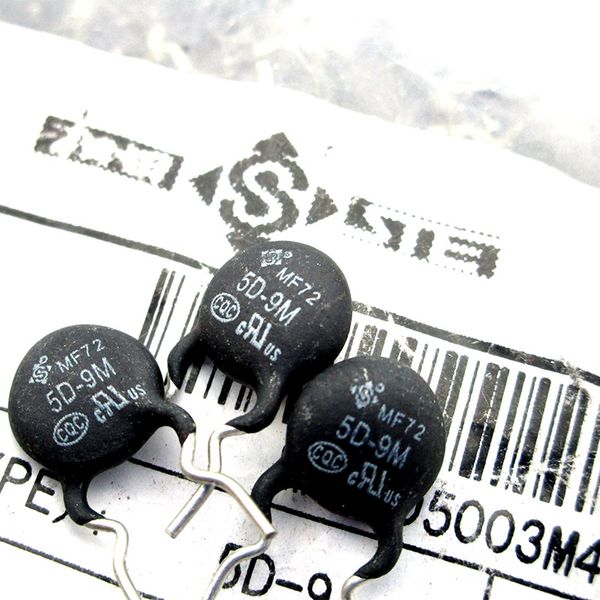 Resistori Ste Termistor NTC 5D-9 5D-9M 5R Fede corto Pieno 7,5 mm Protezione da alimentatore inverter