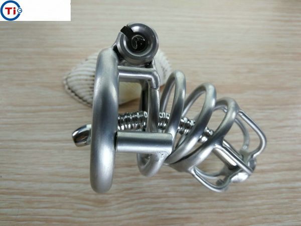 Hot Sex Toys For Man Bdsm Sm Chastity Devices Stainless Steel Cage Penis Ring locked Prevent Masturbation Abstinence Support Customization