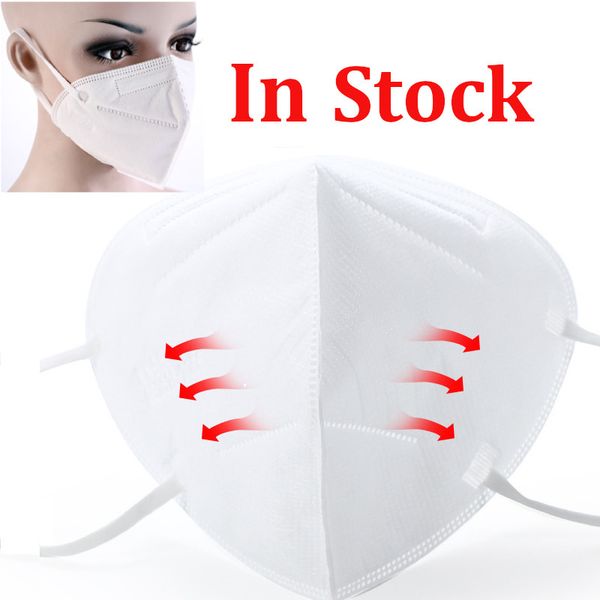 

1pc filter dust kn90 flu face mouth masks filtration non-woven kn 90 safety protection disposable mask pollution in stock