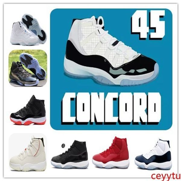 

with 11 11s concord 45 bred xi platinum tint basketball shoes gym red prom night win like 96 82 mens&womens sports sneakers 378037-100