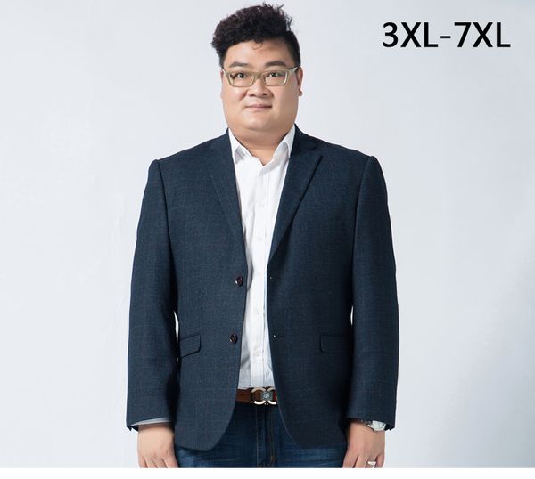 

mens suit extra large blazer dress jacket high qualtiy fashion men very big blazer autumn winter plus size xxxl 4xl 5xl 6xl 7xl, White;black