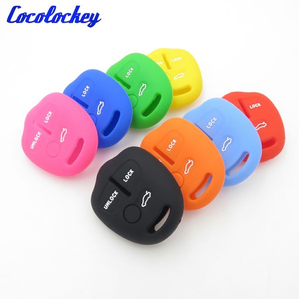 

cocolockey silicone car key cover case shell fob for mitsubishi lancer ex galant pajero asx outlander 3 buttons remote no