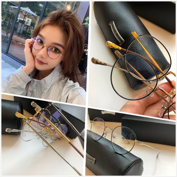 

vintage glasses wholesale new fashion designer optical glasses retro metal glasses frames transparent lens vintage classic clear eyewear, White;black