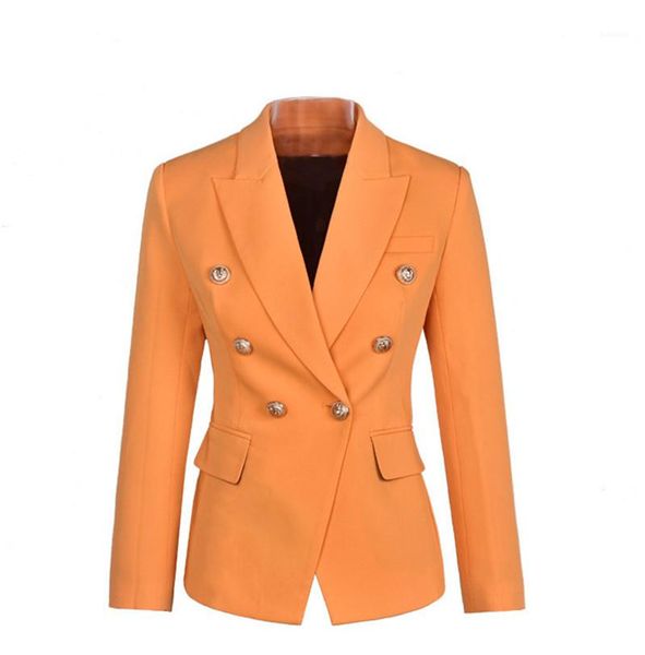 

ol blazer solid double breasted jacket female lapel neck slim suit spring autumn women, White;black