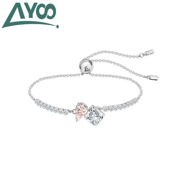 

ayooswa 2020 fashion new high-quality beloved romantic bracelet for girls, Black