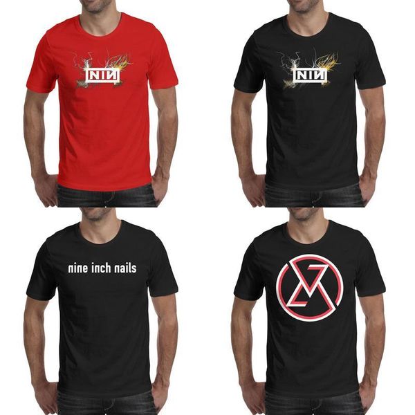 

мода мужская печать nine inch nails animal magic mike футболка черный дизайн группа рубашки американский nine inch nails 2 tour art design л, White;black