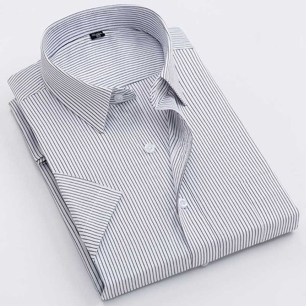 

мужские рубашки с коротким рукавом полосатый бутик брендовая одежда отложной воротник одежда одежда оптом, White;black